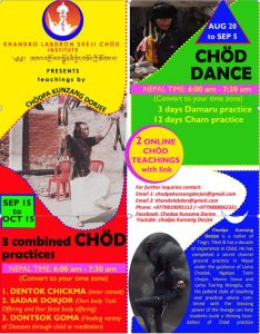 Upcoming Chod Courses